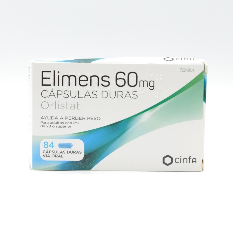 ELIMENS 60 MG 84 CAPSULAS (BLISTER) Control de peso