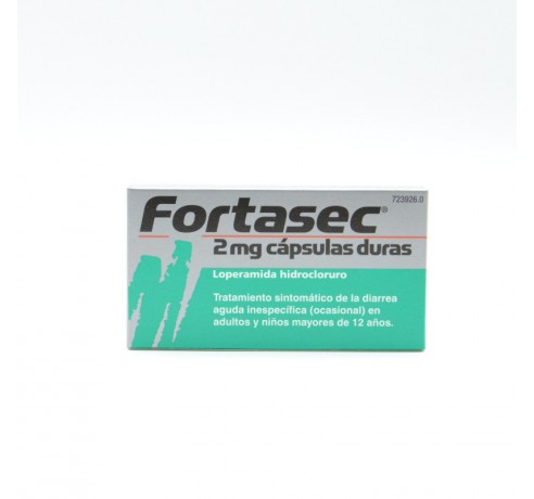 FORTASEC 2 MG 20 CAPSULAS Antidiarreicos