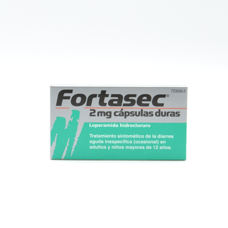 FORTASEC 2 MG 20 CAPSULAS Antidiarreicos