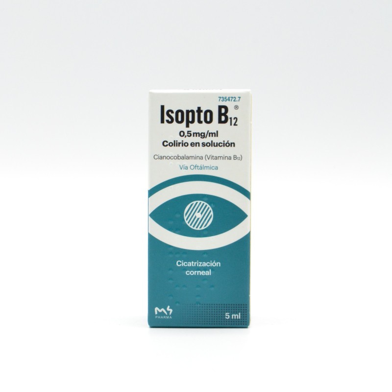 ISOPTO B 12 0.5 MG/ML COLIRIO 1 FRASCO SOLUCION Ojos