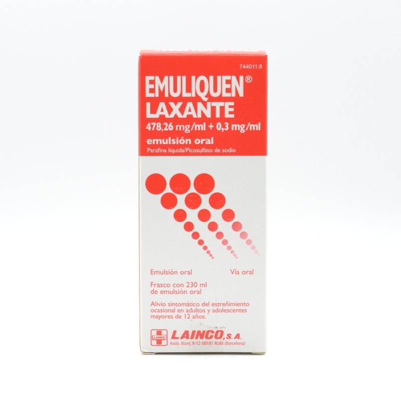 EMULIQUEN LAXANTE EMULSION ORAL 230 ML Laxantes orales