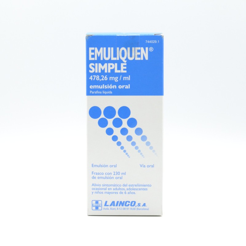 EMULIQUEN SIMPLE 478.2 MG/ML EMULSION ORAL 230 M Laxantes orales