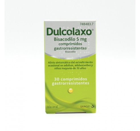 DULCOLAXO BISACODILO 5 MG 30 COMPRIMIDOS GASTRORRESISTENTES Laxantes orales