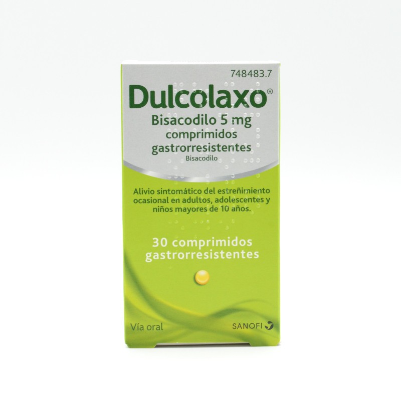 DULCOLAXO BISACODILO 5 MG 30 COMPRIMIDOS GASTRORRESISTENTES Laxantes orales DULCOLAXO BISACODILO 5 MG 30 COMPRIMIDOS GASTRORRESISTENTES Laxantes orales