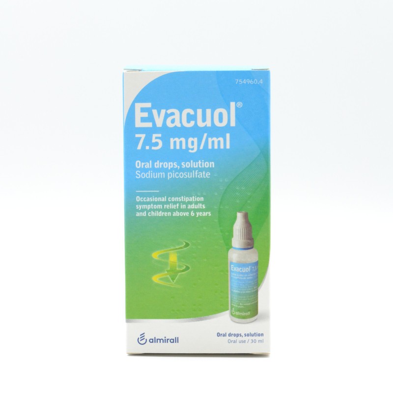 EVACUOL 7.5 MG/ML GOTAS ORALES SOLUCION 30 ML Laxantes orales