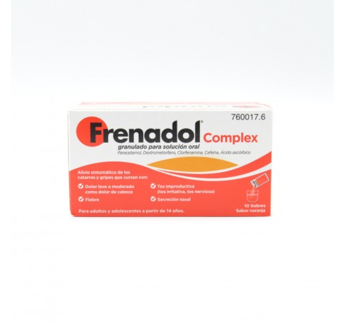 FRENADOL COMPLEX 10 SOBRES Antigripales