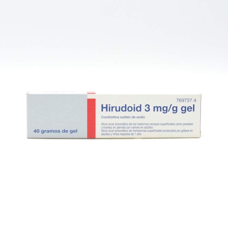 HIRUDOID 3 MG/G GEL TOPICO 40 G Antihemorroidales