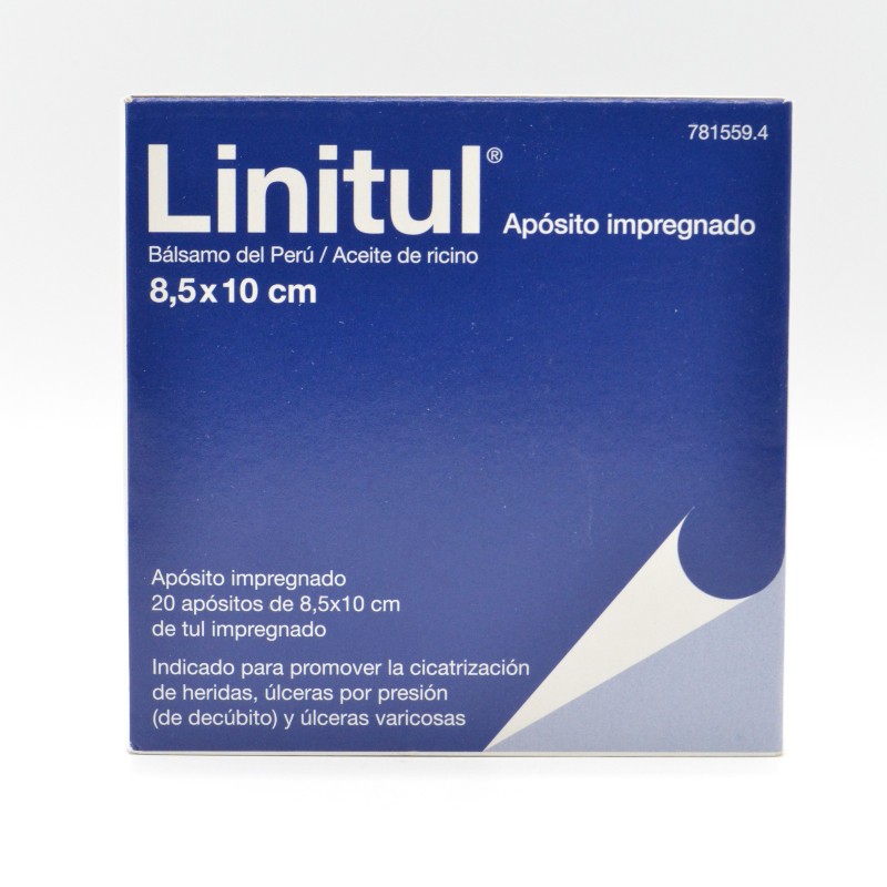 LINITUL 20 APOSITOS 8.5 X 10 CM Picaduras, rozaduras y eccemas