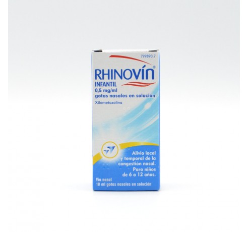 RHINOVIN INFANTIL 0.5 MG/ML GOTAS NASALES 1 FRAS Congestión nasal