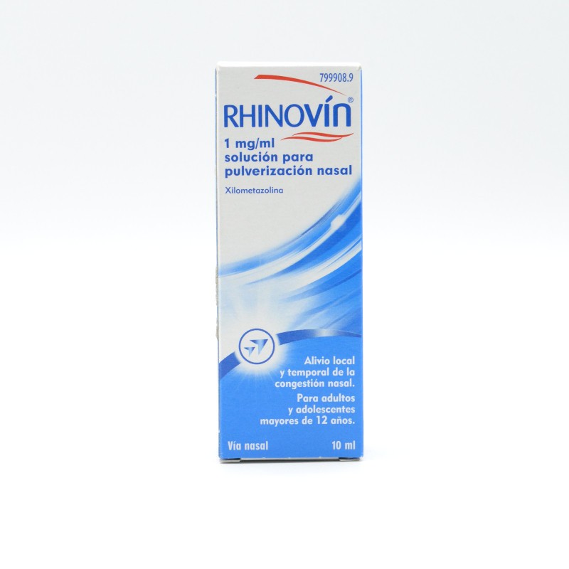 RHINOVIN 1 MG/ML NEBULIZADOR NASAL 10 ML Congestión nasal