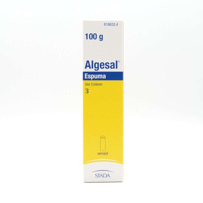 ALGESAL AEROSOL TOPICO ESPUMA 100 G Antiflamatorios tópicos