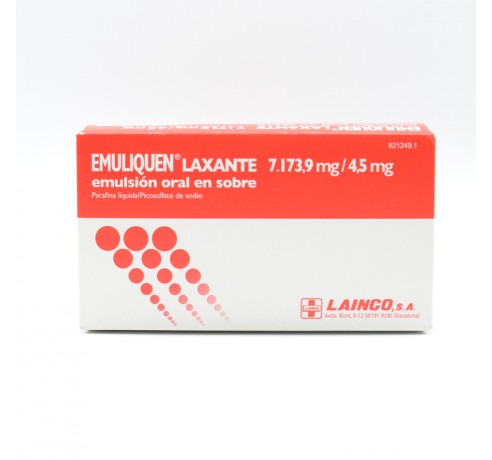 EMULIQUEN LAXANTE 10 SOBRES EMULSION ORAL 15 ML Laxantes orales