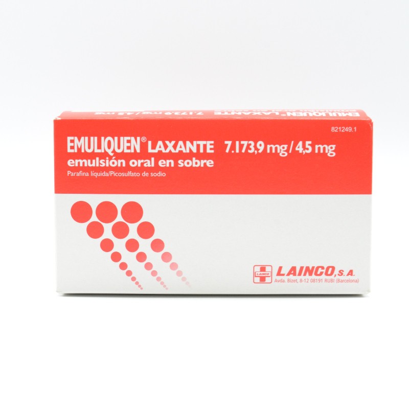 EMULIQUEN LAXANTE 10 SOBRES EMULSION ORAL 15 ML Laxantes orales