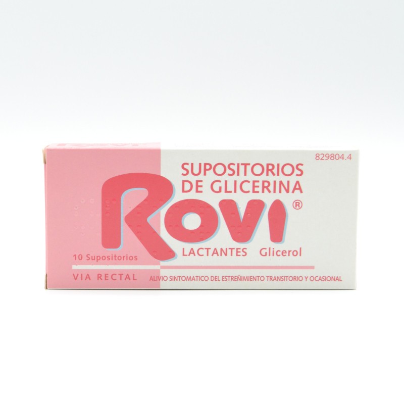 SUPOSITORIOS GLICERINA ROVI LACTANTES 10 SUPOSIT Supositorios y enemas