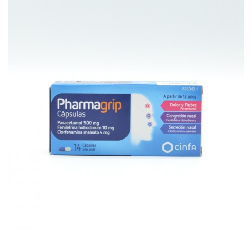 PHARMAGRIP 14 CAPSULAS Antigripales