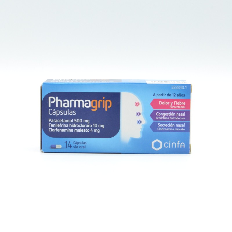 PHARMAGRIP 14 CAPSULAS Antigripales