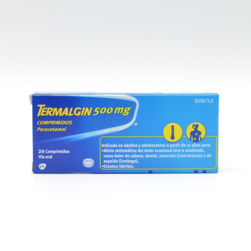 TERMALGIN 500 MG 20 COMPRIMIDOS Paracetamol