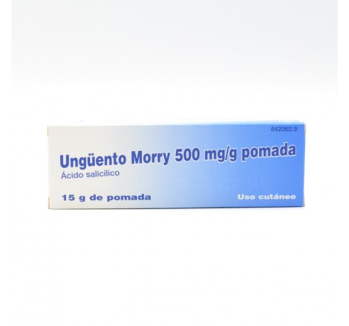 UNGUENTO MORRY 500 MG/G POMADA 15 G Tratamiento de verrugas