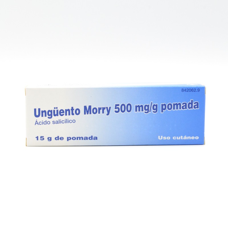 UNGUENTO MORRY 500 MG/G POMADA 15 G Tratamiento de verrugas