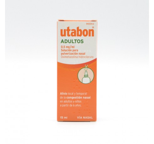 UTABON ADULTOS 0.5 MG/ML NEBULIZADOR NASAL 15 ML Congestión nasal