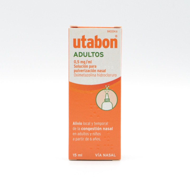 UTABON ADULTOS 0.5 MG/ML NEBULIZADOR NASAL 15 ML Congestión nasal