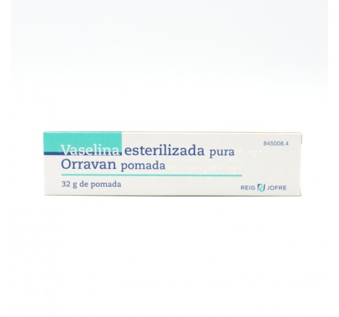 VASELINA ESTERILIZADA ORRAVAN POMADA 32 G Picaduras, rozaduras y eccemas