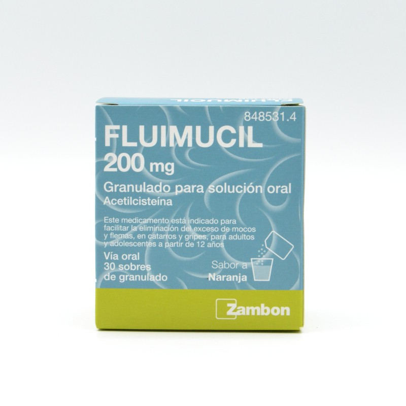 FLUIMUCIL 200 MG 30 SOBRES GRANULADO Antigripales