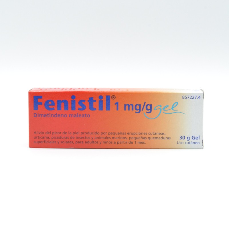 FENISTIL 1 MG/G GEL TOPICO 30 G Picaduras, rozaduras y eccemas