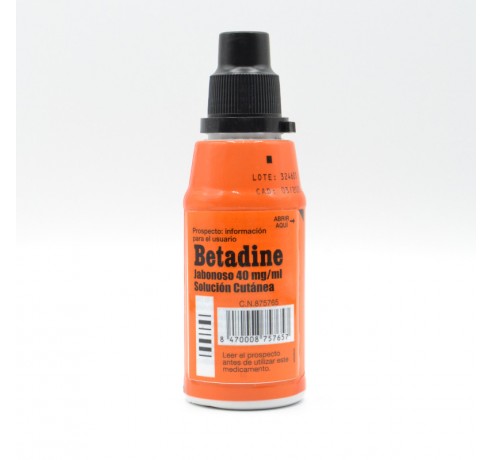 BETADINE 4% SOLUCION TOPICA JABONOSA 125 ML Cuidado de heridas