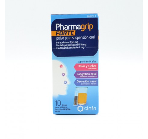 PHARMAGRIP FORTE 10 SOBRES Antigripales