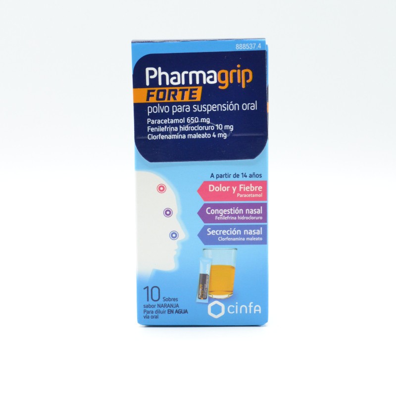 PHARMAGRIP FORTE 10 SOBRES Antigripales