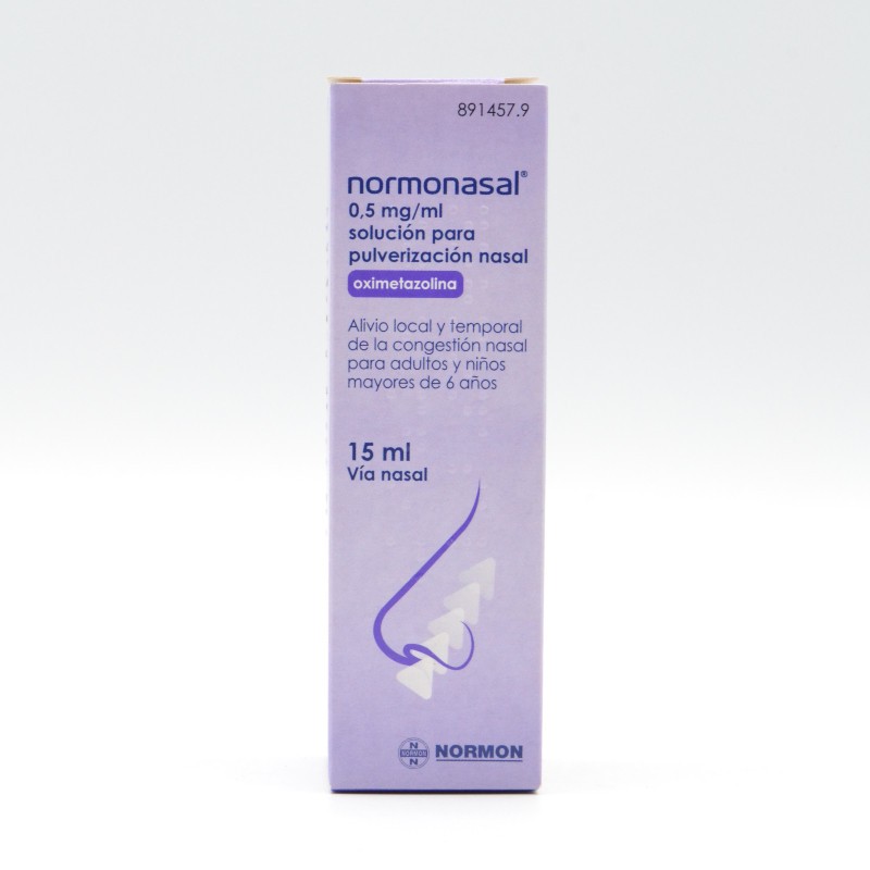 NORMONASAL 0.5 MG/ML NEBULIZADOR NASAL 15 ML Congestión nasal