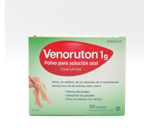 VENORUTON 1 G 30 SOBRES POLVO Circulación