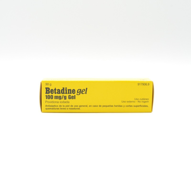 BETADINE 100 MG/G GEL TOPICO 30 G Cuidado de heridas