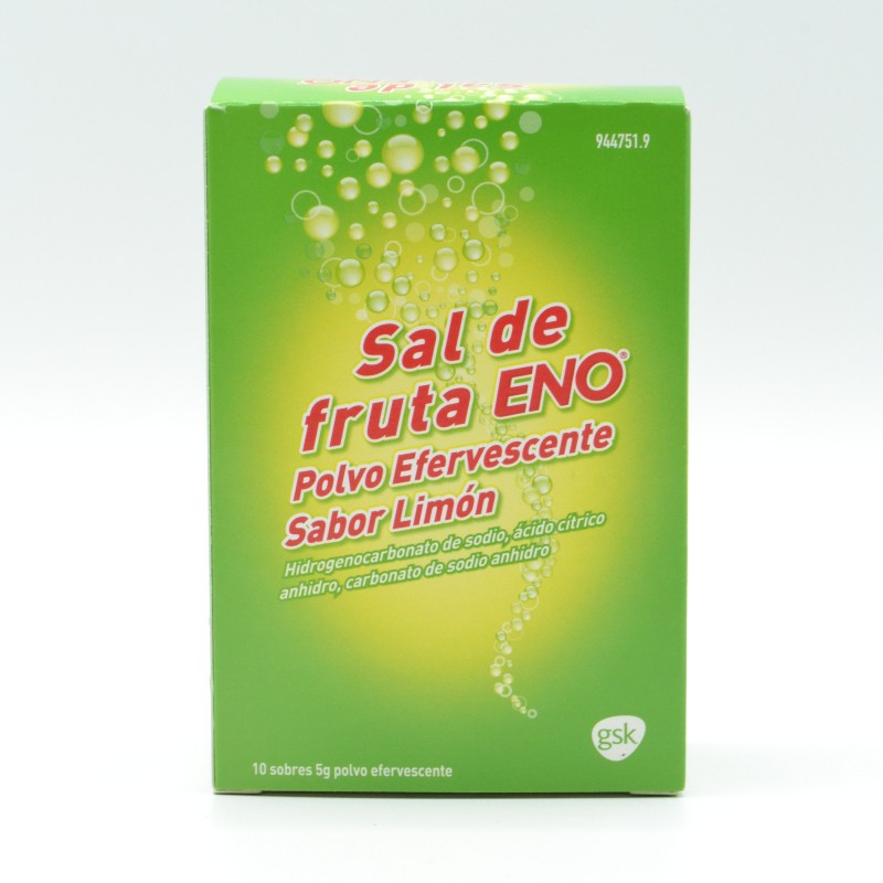 SAL DE FRUTA ENO LIMON 5 G 10 SOBRES Antiácidos