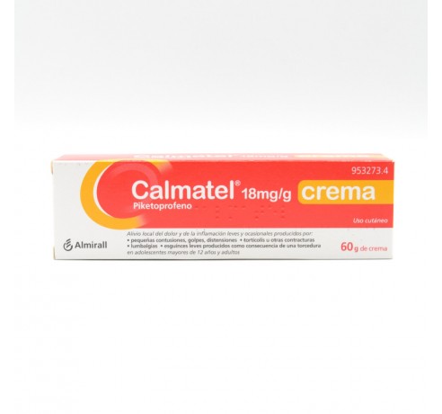 CALMATEL 18 MG/G CREMA 60 G Antiflamatorios tópicos