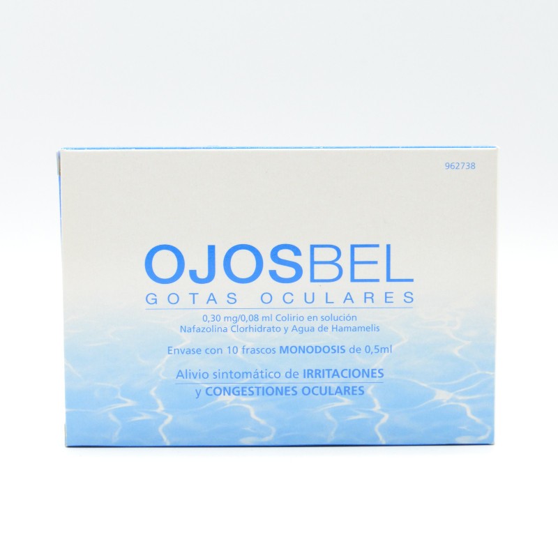 OJOSBEL COLIRIO 10 MONODOSIS SOLUCION 0.5 ML Ojos