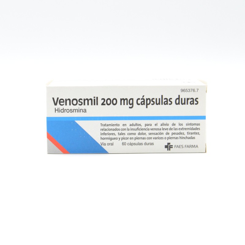 VENOSMIL 200 MG 60 CAPSULAS Circulación