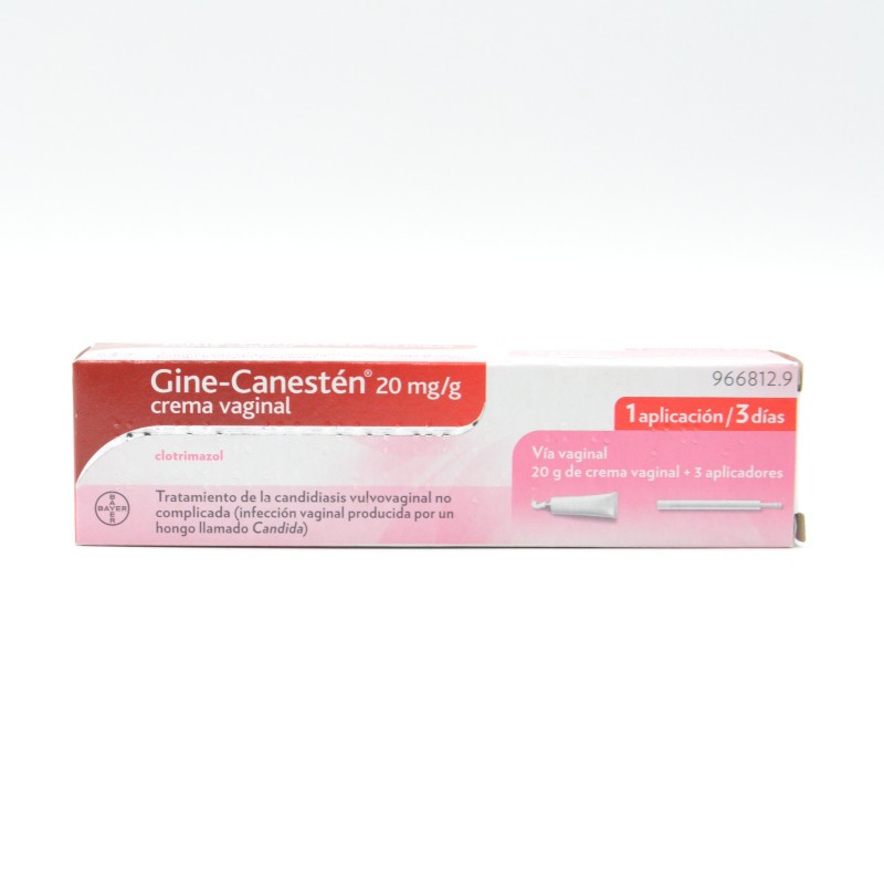 GINE-CANESTEN 20 MG/G CREMA VAGINAL 20 G Antifungicos tópicos