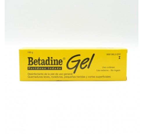 BETADINE 100 MG/G GEL TOPICO 100 G Cuidado de heridas