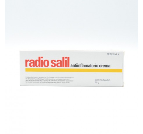 RADIO SALIL CREMA 60 G Antiflamatorios tópicos