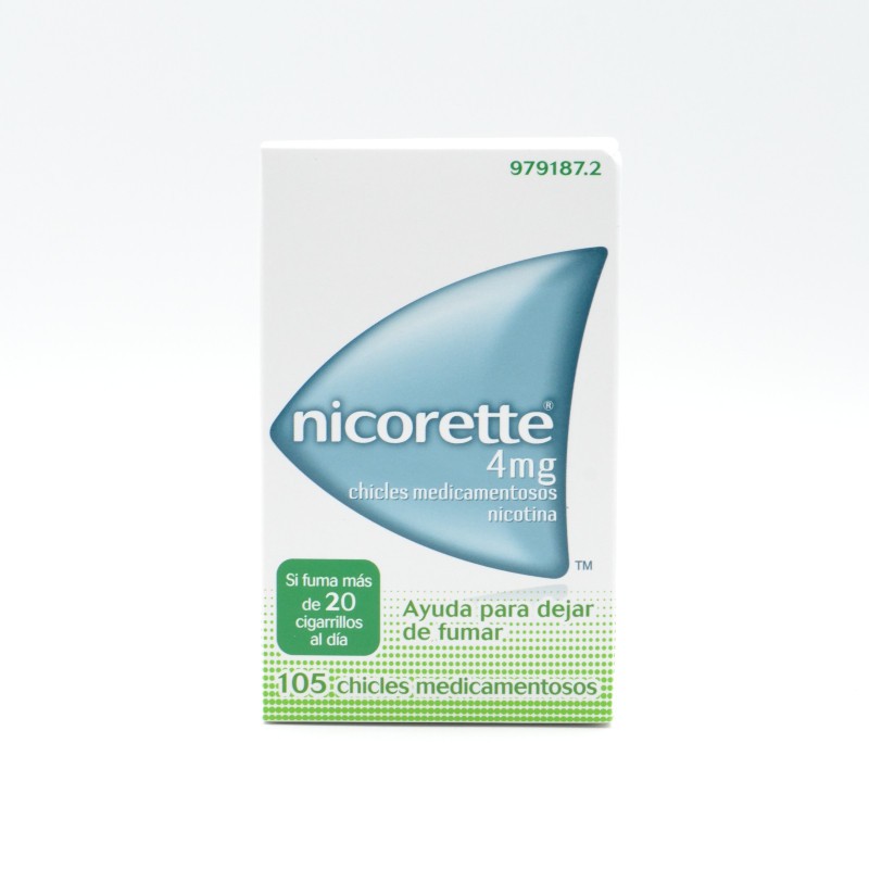 NICORETTE 4 MG 105 CHICLES Anti-tabáquicos