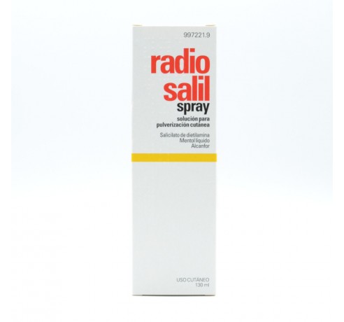 RADIO SALIL SPRAY AEROSOL TOPICO 130 ML Antiflamatorios tópicos