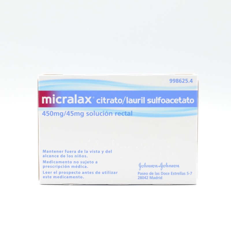 MICRALAX EMULSION RECTAL 4 MICROENEMAS 5 ML Supositorios y enemas