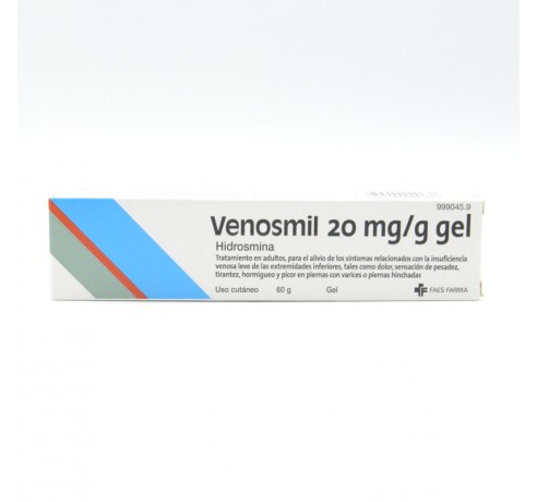 VENOSMIL 20 MG/G GEL TOPICO 60 G Circulación