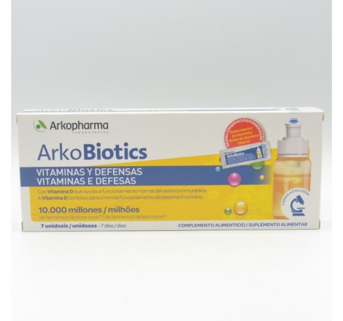 ARKOBIOTIC ADULTOS VITAMINAS Y DEFENSAS 7UNIDADES Defensas