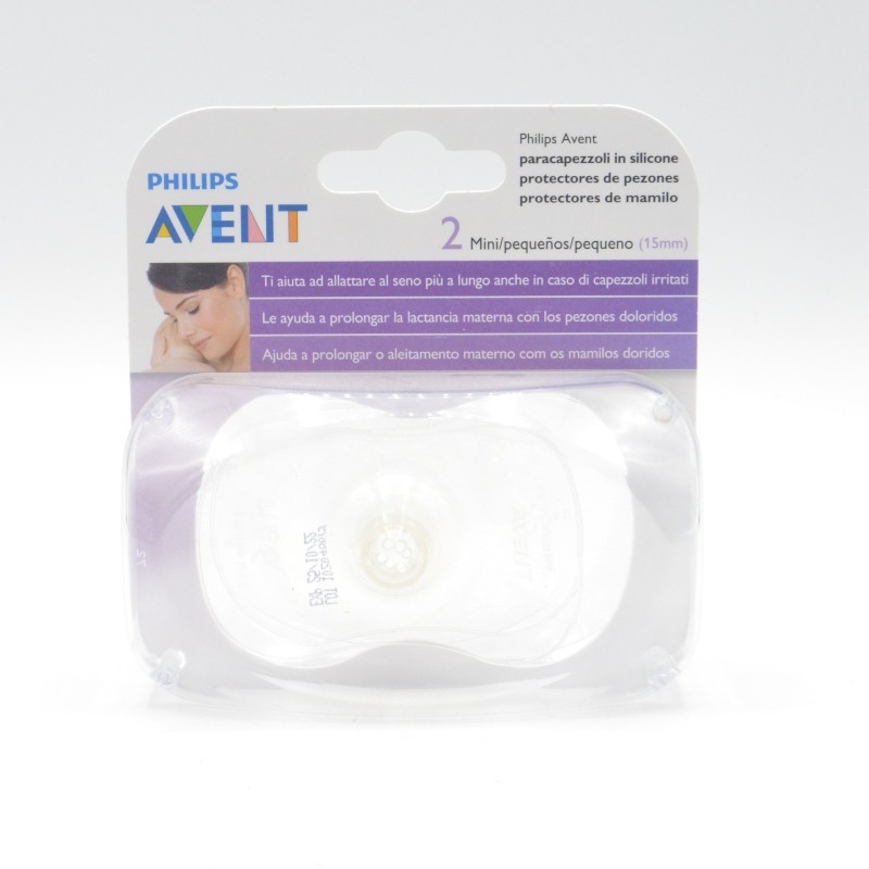 AVENT PEZONERA SILICONA MINI 2UD Lactancia