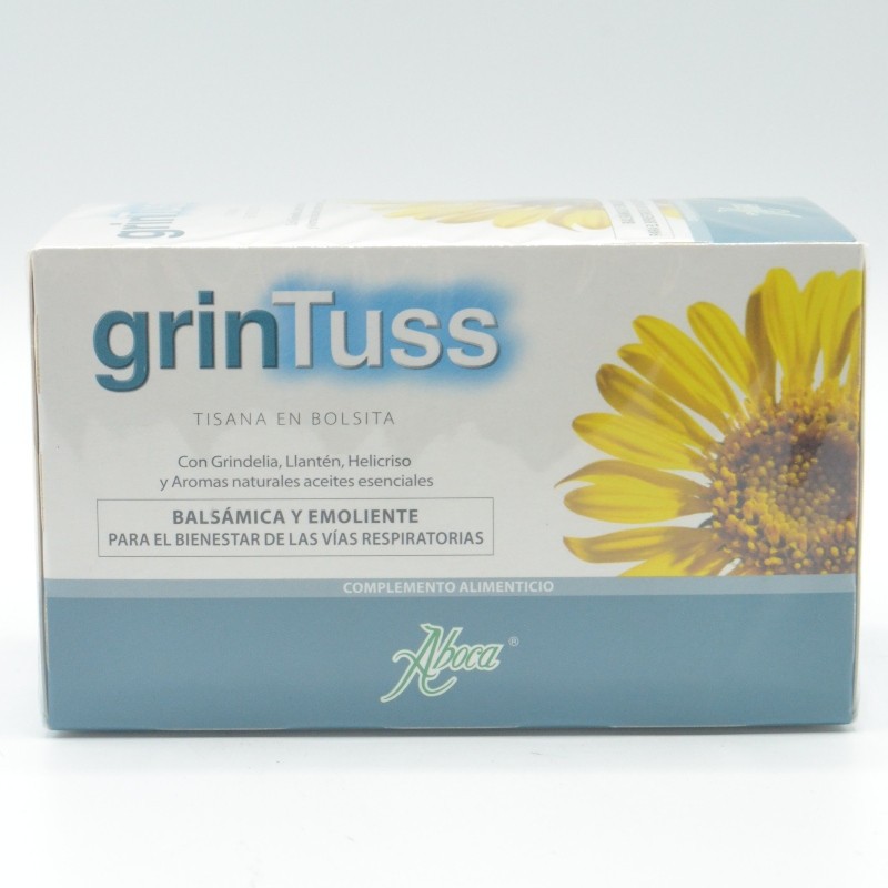 GRINTUSS TISANA 20 FILTROS Aparato respiratorio