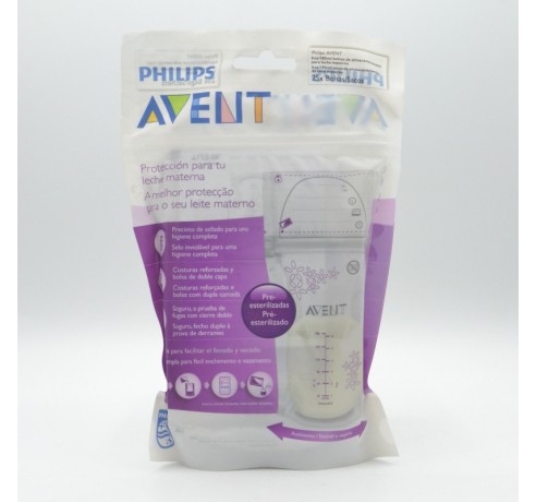 AVENT BOLSAS LECHE MATERNA 25UD Lactancia