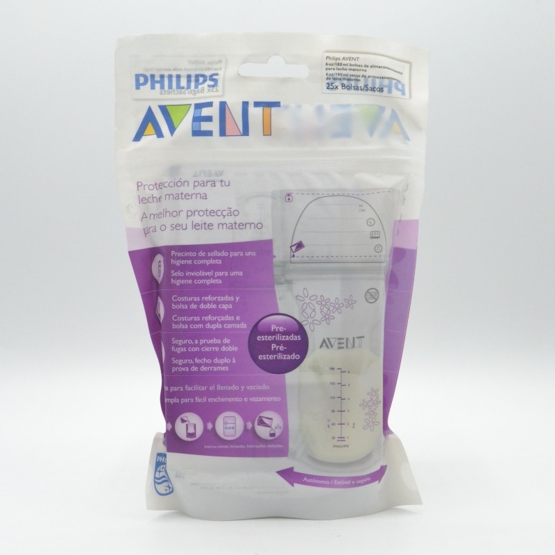 AVENT BOLSAS LECHE MATERNA 25UD Lactancia